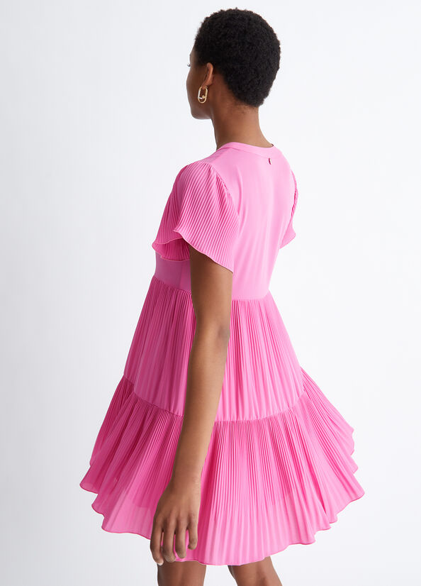 Vestito plissé in georgette