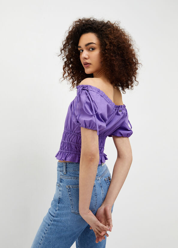 Blusa in popeline