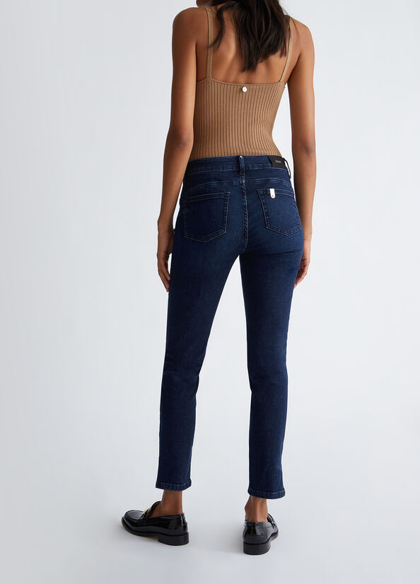 Jeans skinny bottom up