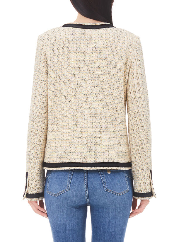 Giacca in bouclé leggero