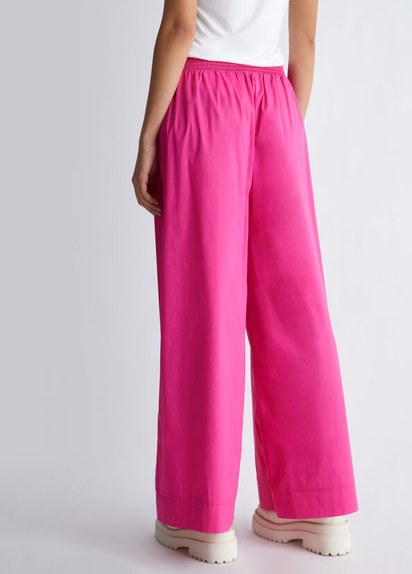 Pantaloni in popeline