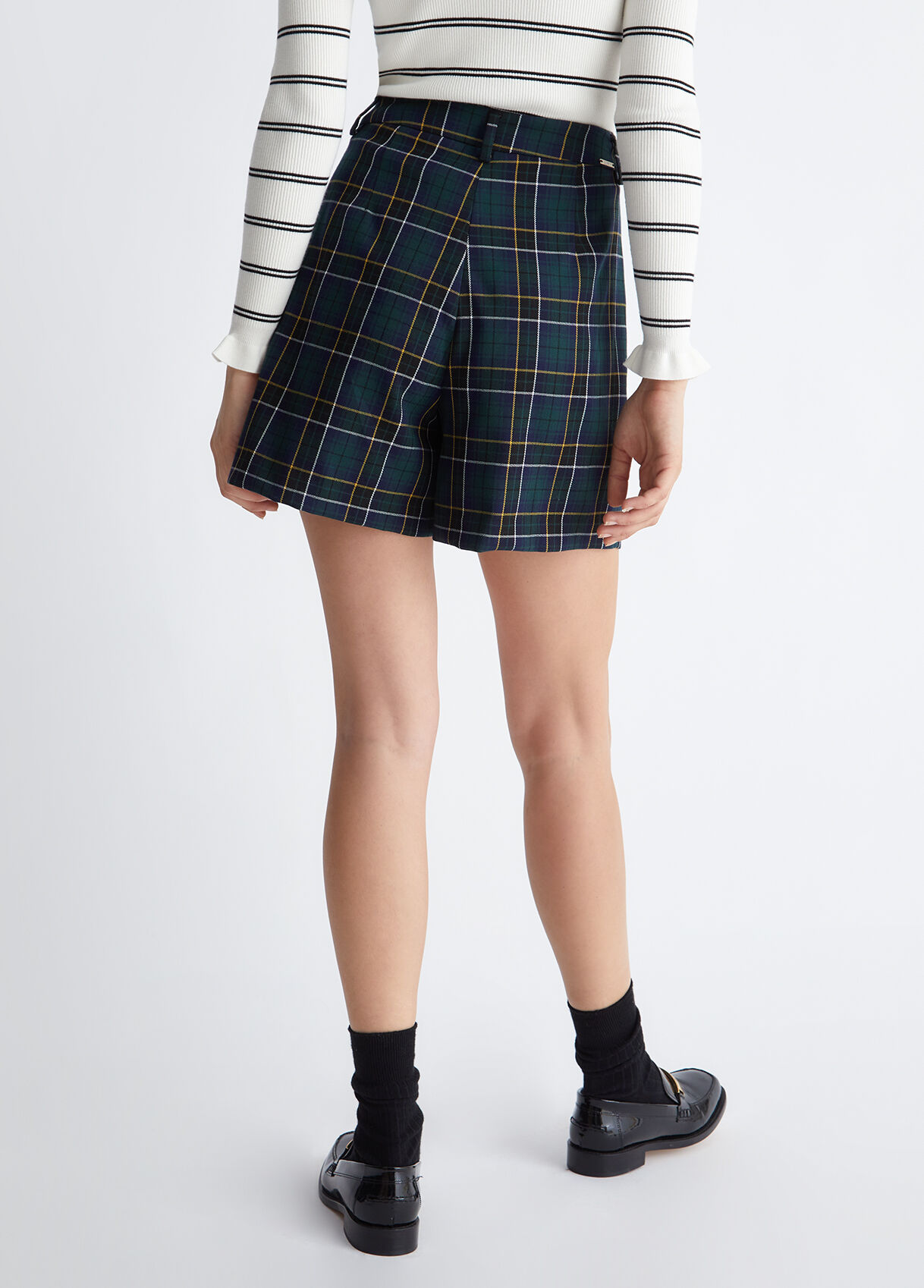Checked shorts