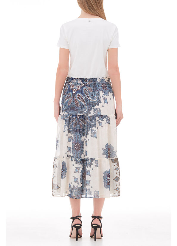 Vestito midi con stampa