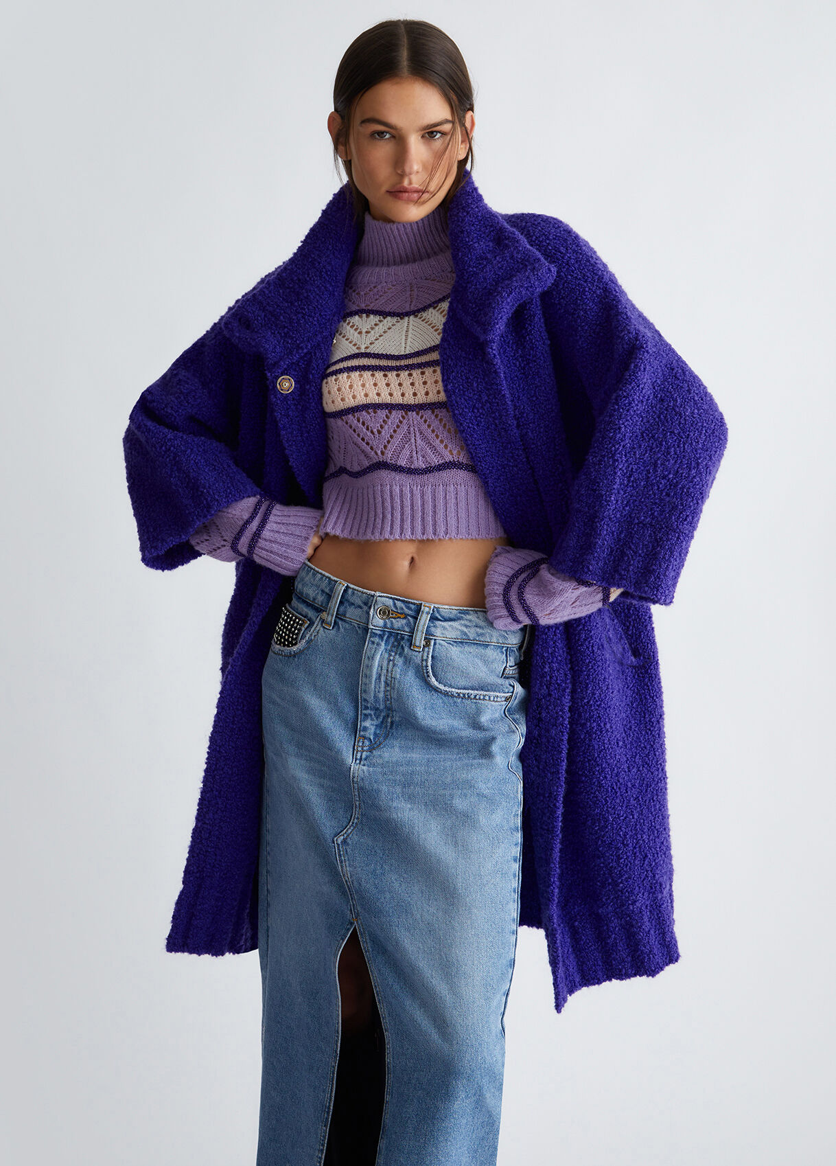 Bouclé coat
