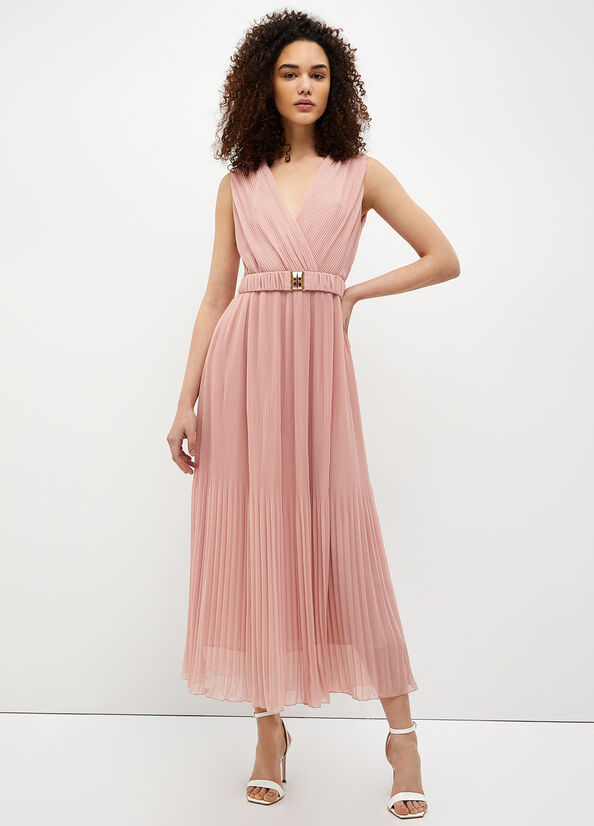 Vestito plissé in georgette