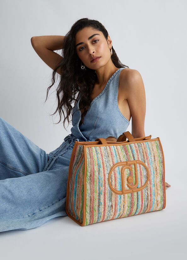 Shopping bag intrecciata