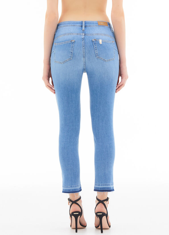 Jeans skinny a vita alta