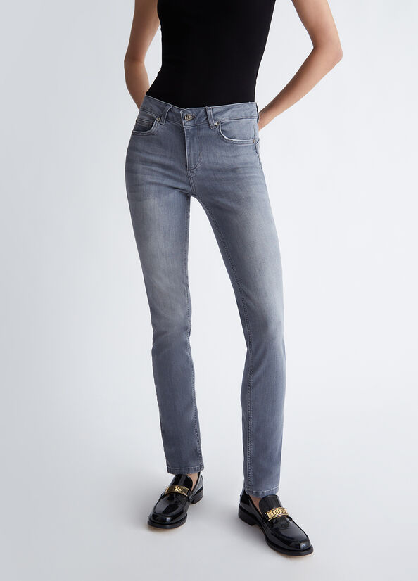 Jeans slim bottom up