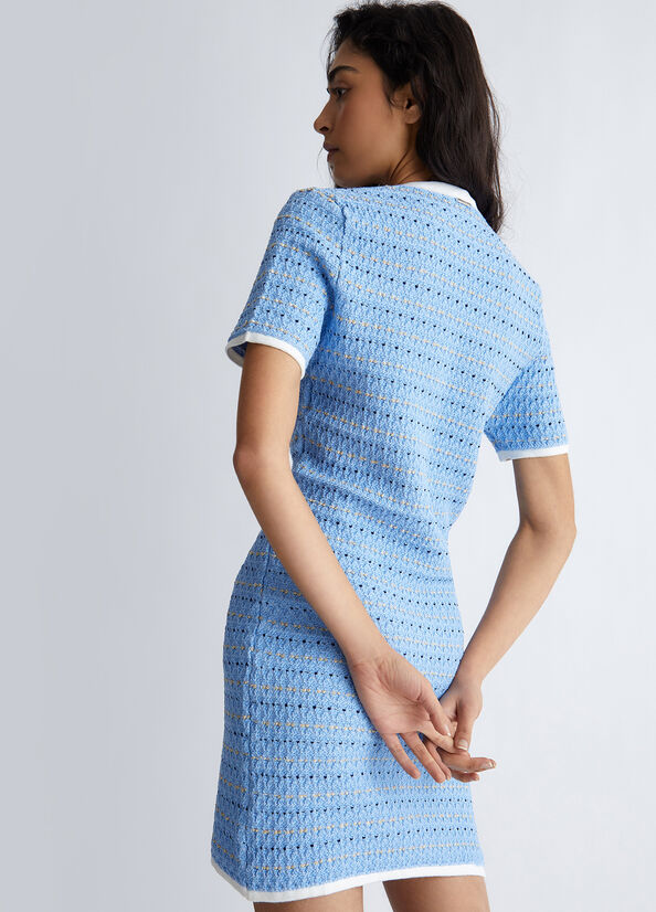 Vestito in maglia jacquard