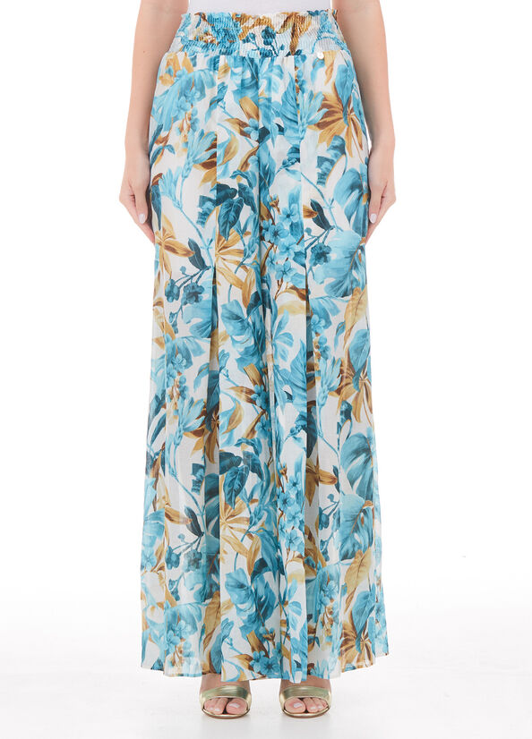 Pantalone ampio con stampa
