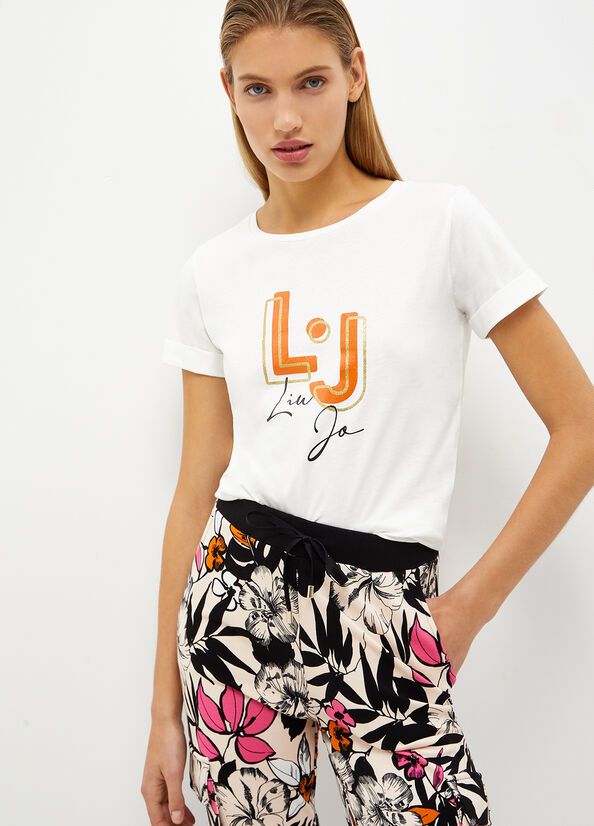 T-shirt con logo
