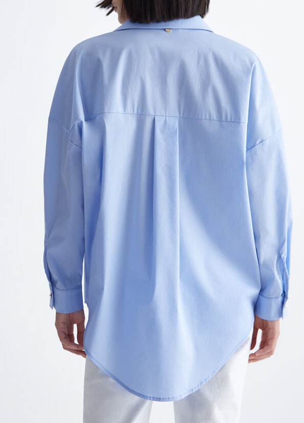 Blusa in popeline