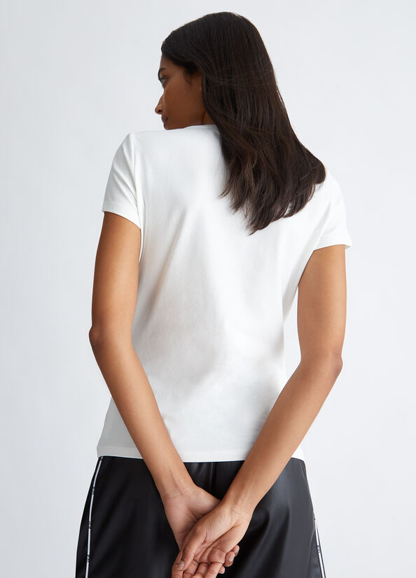 T-shirt con strass