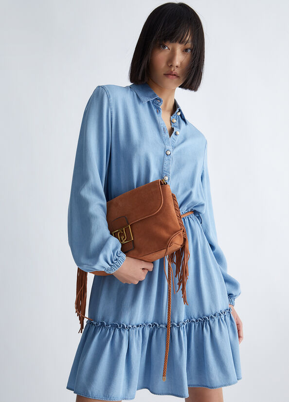 Vestito chemisier in denim