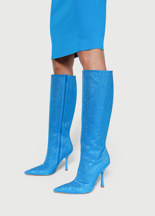 Stivali alti con strass Leonie Hanne x Liu Jo