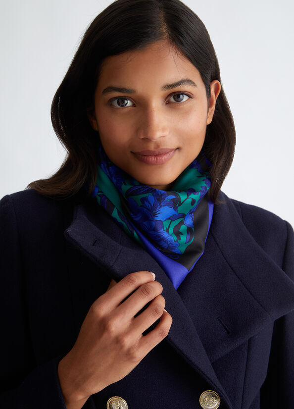 Foulard floreale ecosostenibile