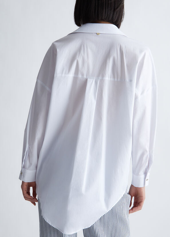 Blusa in popeline