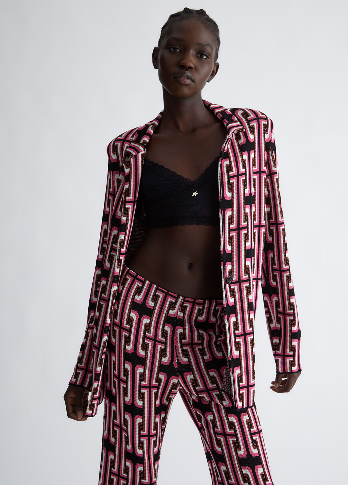 Jacquard blazer