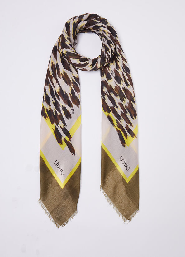 Foulard animalier ecosostenibile
