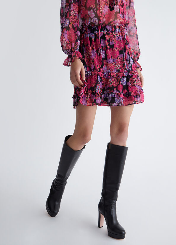 Minigonna floreale