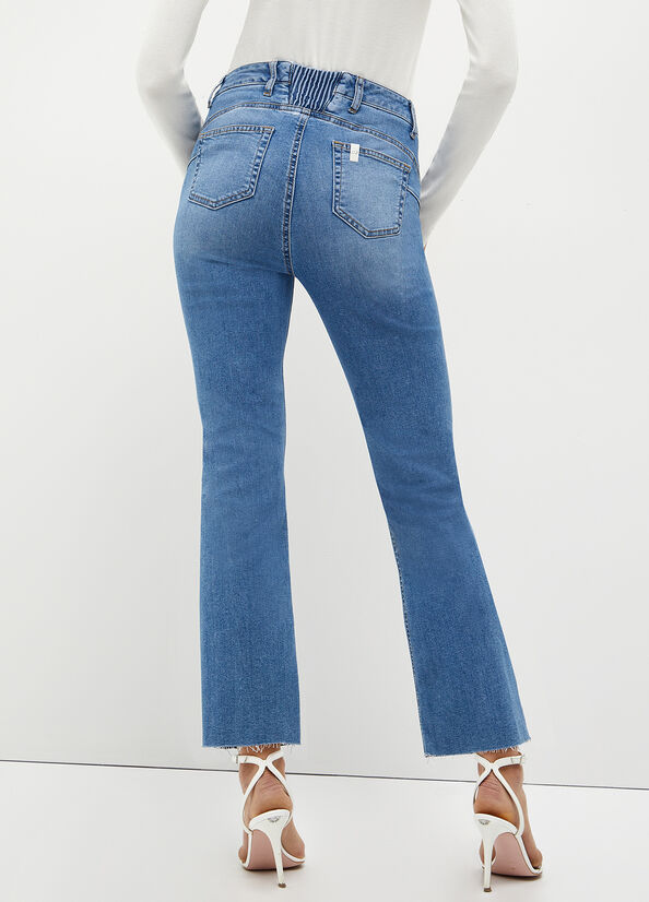 Jeans cropped ecosostenibile