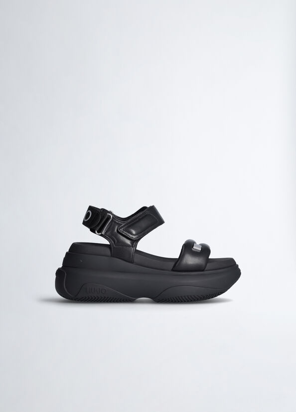 Sandali chunky monocromo