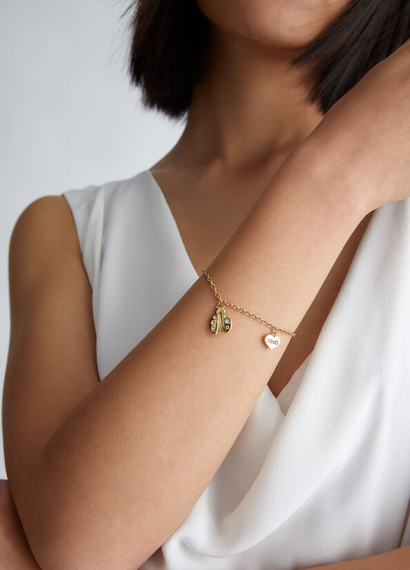 Bracciale con coccinella