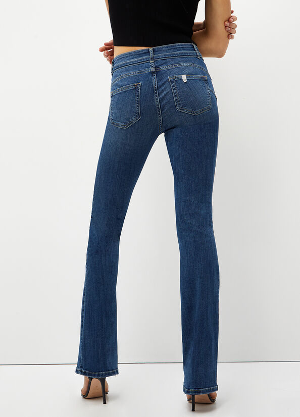 Jeans flare vita alta Bottom Up