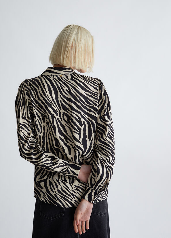 Camicia zebrata ecosostenibile