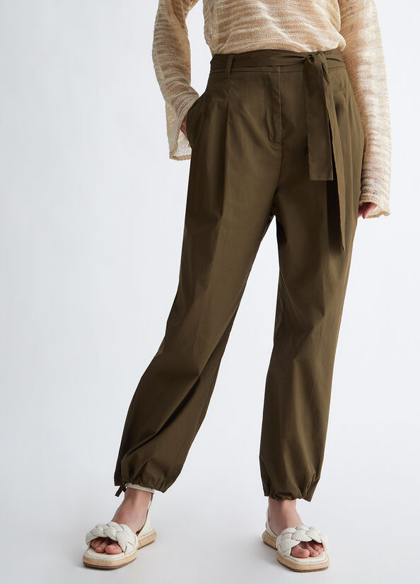 Pantaloni in popeline