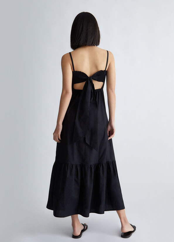 Vestito lungo estivo nero