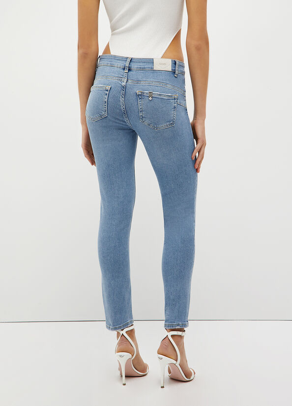 Jeans skinny bottom up