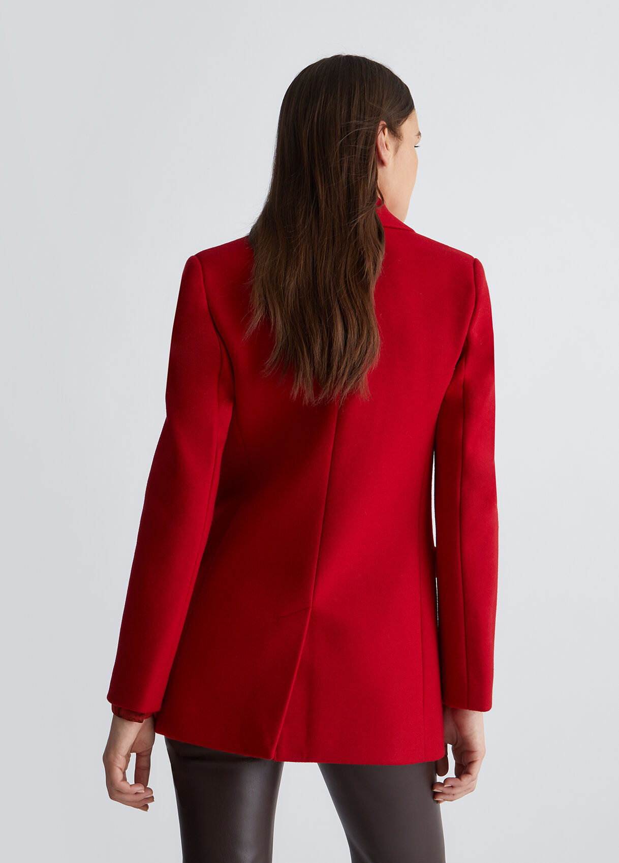 Double-breasted pea coat