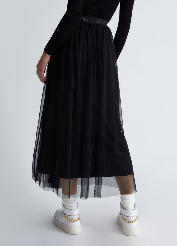 Gonna lunga in tulle