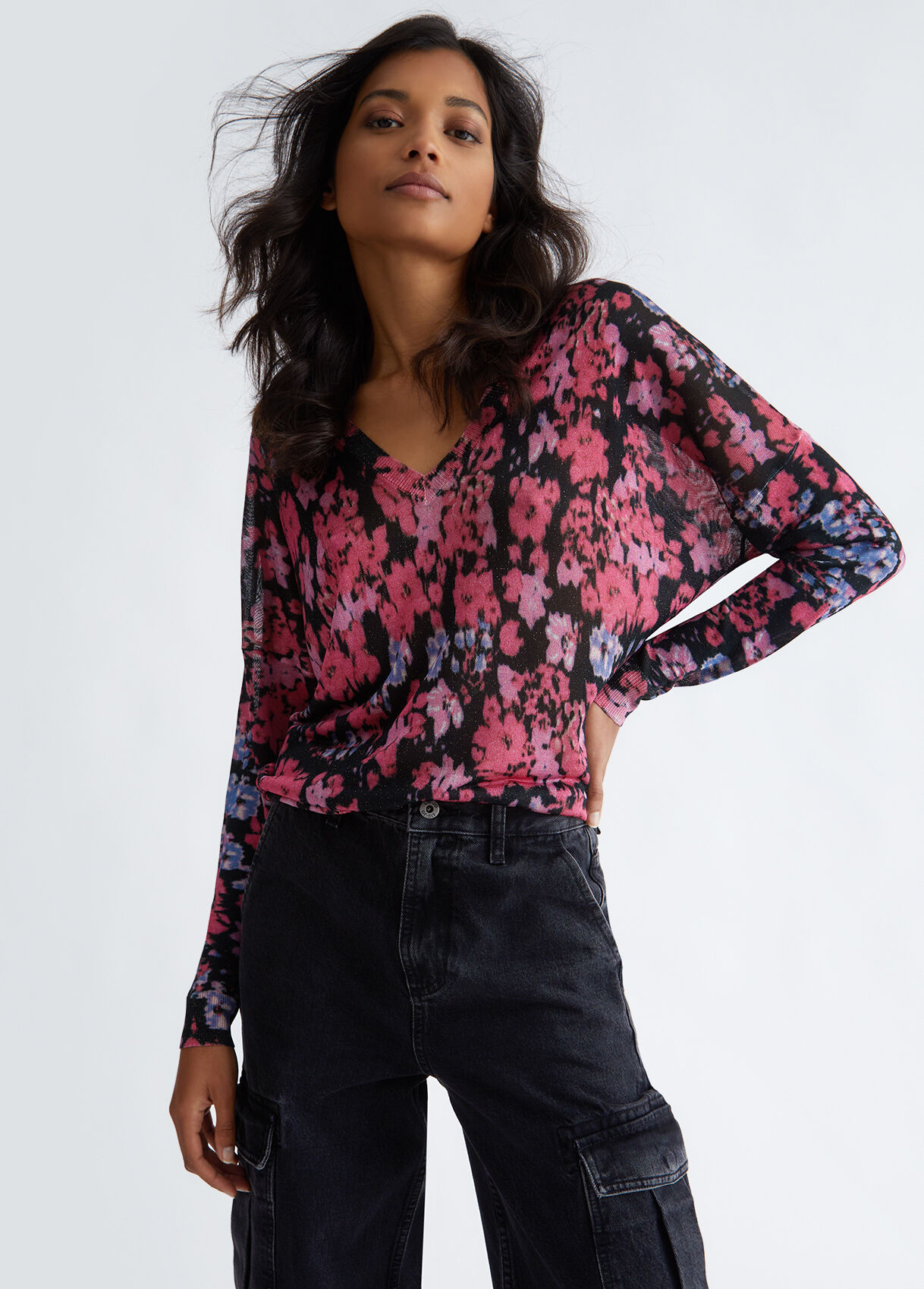 Floral sweatshirt