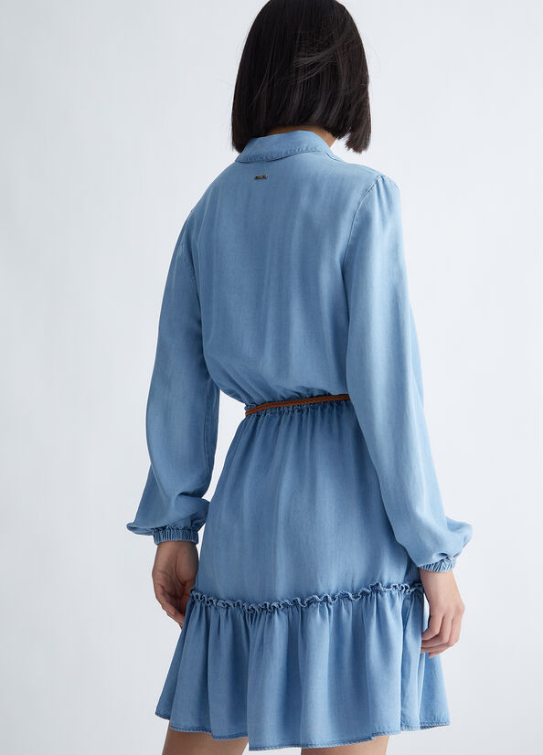Vestito chemisier in denim