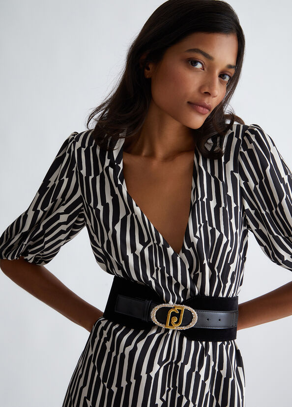Cintura bustier in velluto