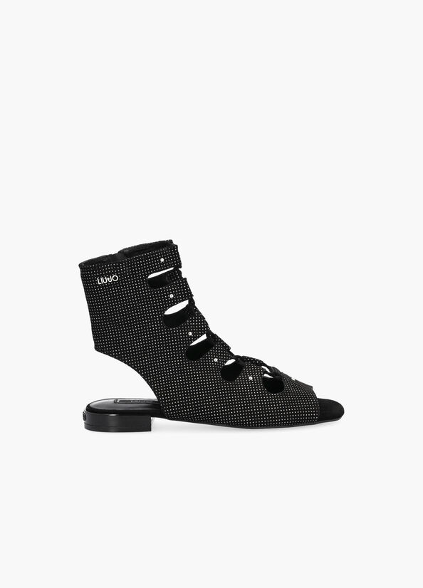 Sandali gladiatore con cut out