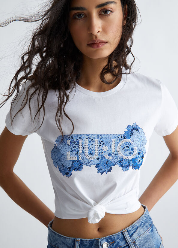 T-shirt ecosostenibile con logo