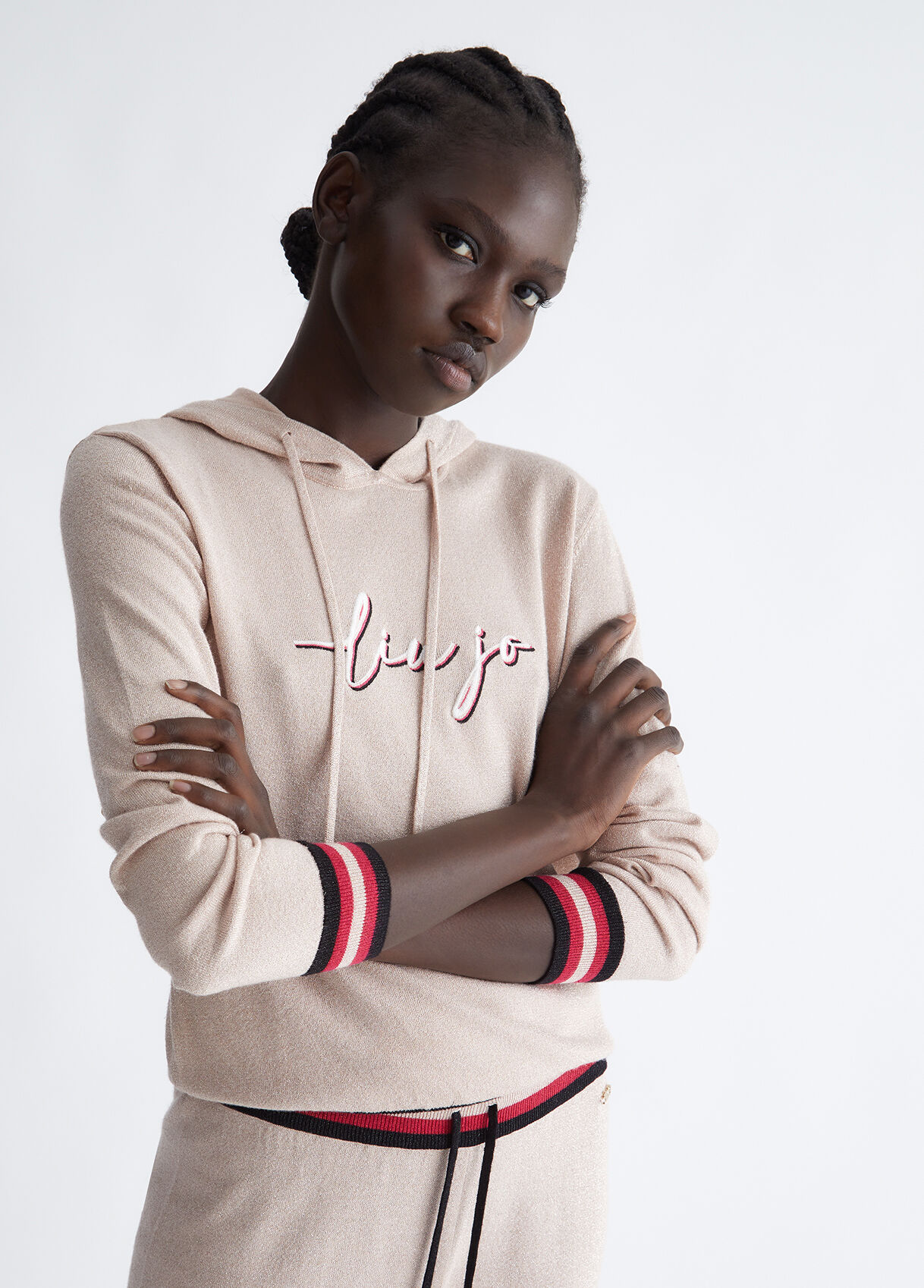Eco-friendly striped sweater