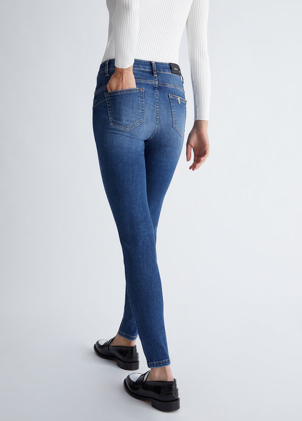 Jeans skinny bottom up