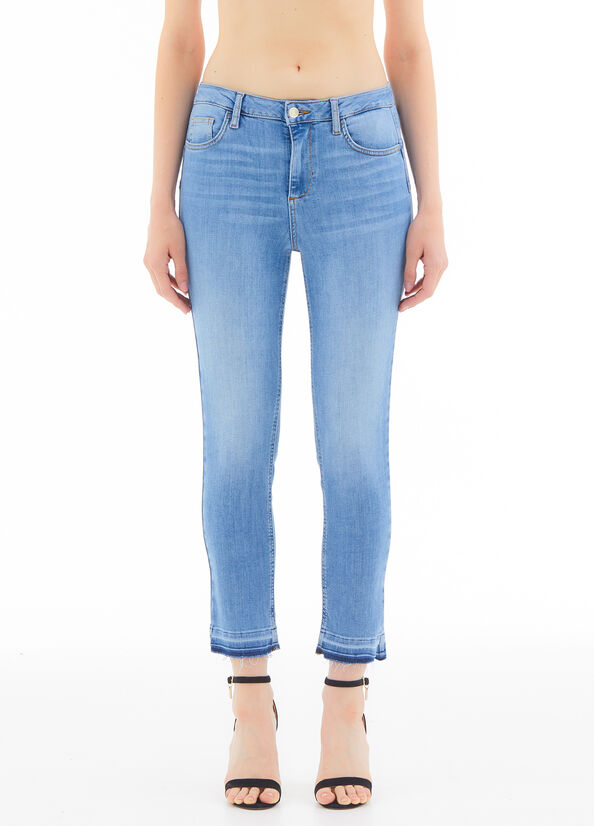 Jeans skinny a vita alta