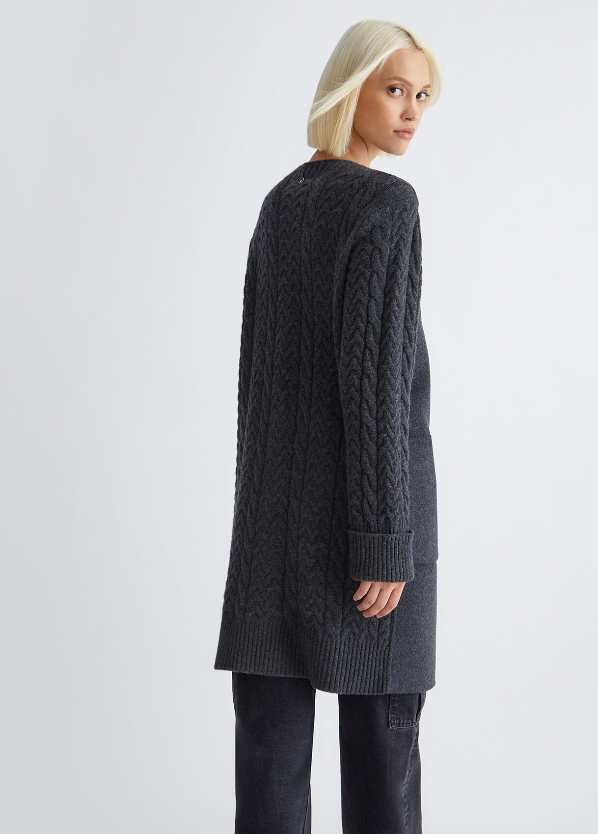Wool blend coat