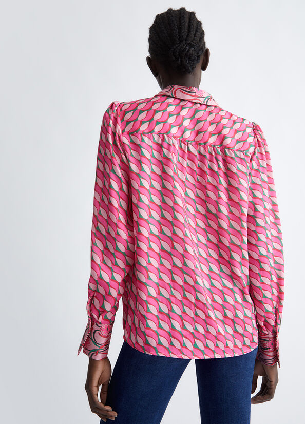 Camicia ecosostenibile con stampa