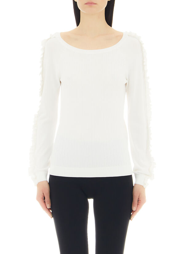 Maglia con rouches