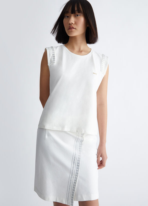Top con strass