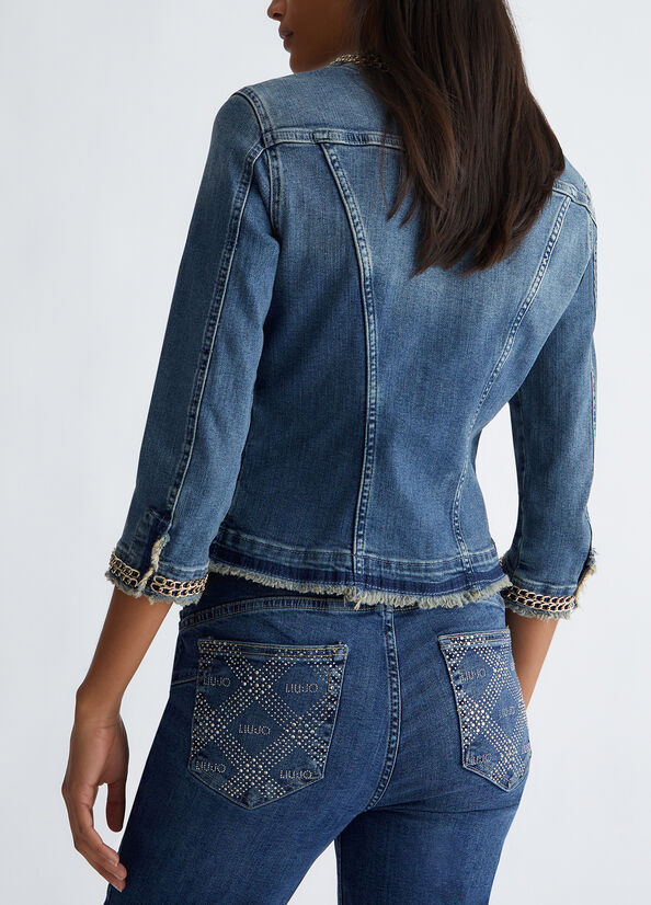 Giacca jeans in denim