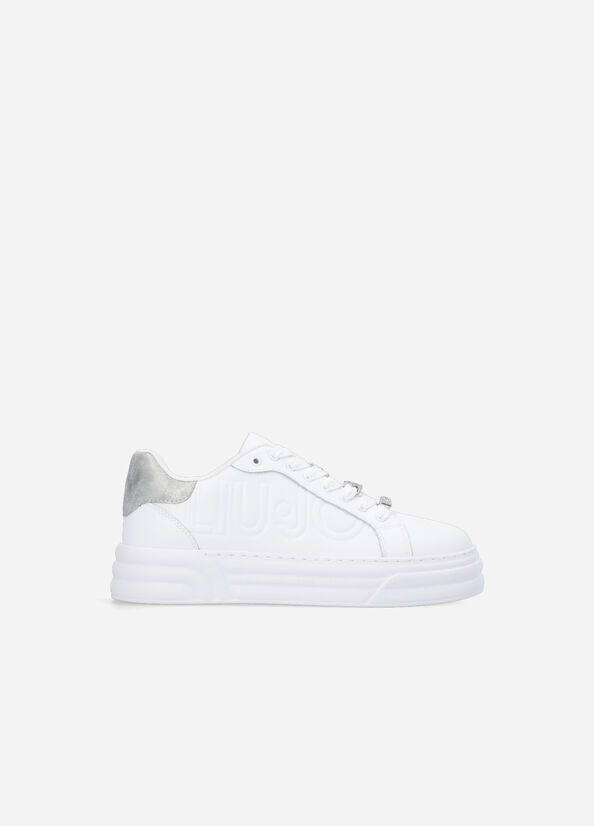 Sneakers platform con dettagli gioiello