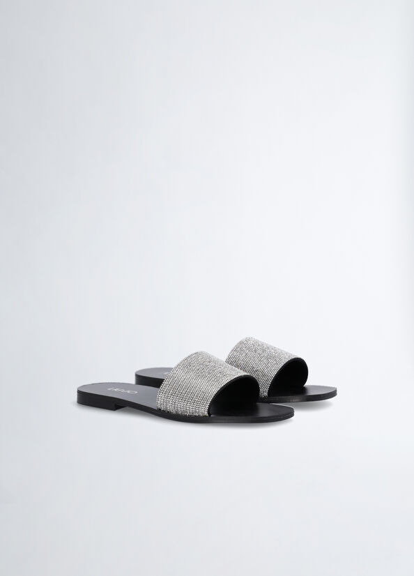 Ciabatte flat con strass