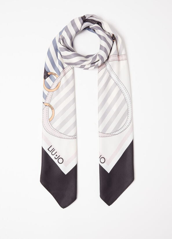 Foulard ecosostenibile con stampa